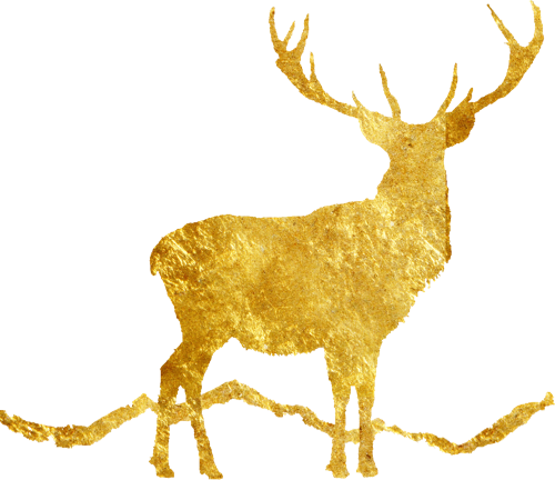 The Antler Collection gold stag mark